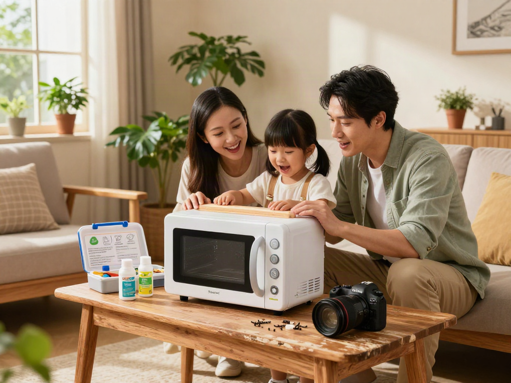 Traitement des bois avec le système Shashel® par une famille, démontrant une approche écologique.